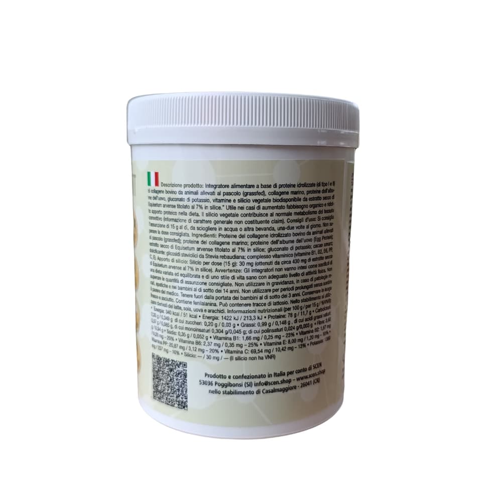 Scen Collagene Provit Silicio+ - EGG - Collagene idrolizzato tipo I e II ad altissima concentrazione formula avanzata per il supporto del tessuto connettivo - 4