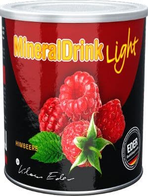 Mineraldrink light - Scen - 450 gr di Sali minerali e vitamine In polvere - gusto Lamponi, per 14 litri di bevanda ipotonica