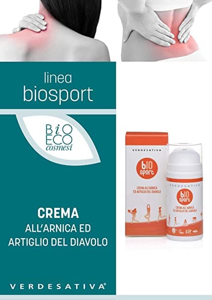 Crema all'ARNICA ed Artiglio del Diavolo (Iperico e Centella Asiatica) - Verdesativa - Bio e Vegan - Cruelty free - Nickel Tested - 2