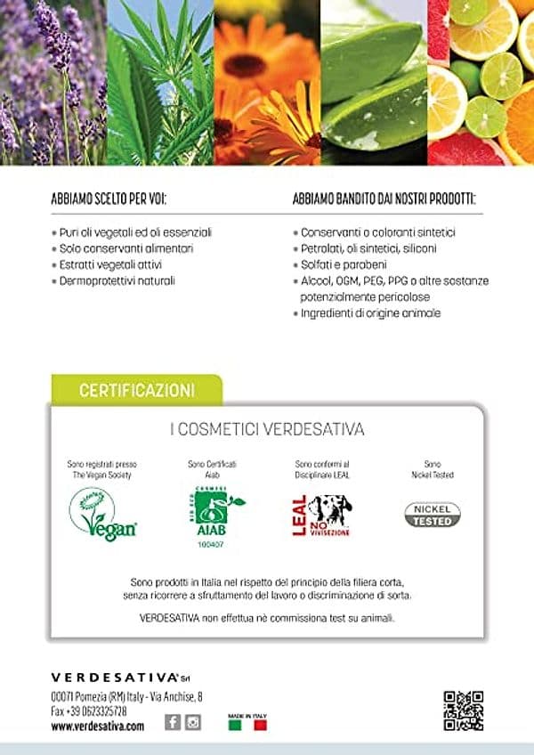 Crema all'ARNICA ed Artiglio del Diavolo (Iperico e Centella Asiatica) - Verdesativa - Bio e Vegan - Cruelty free - Nickel Tested - 5