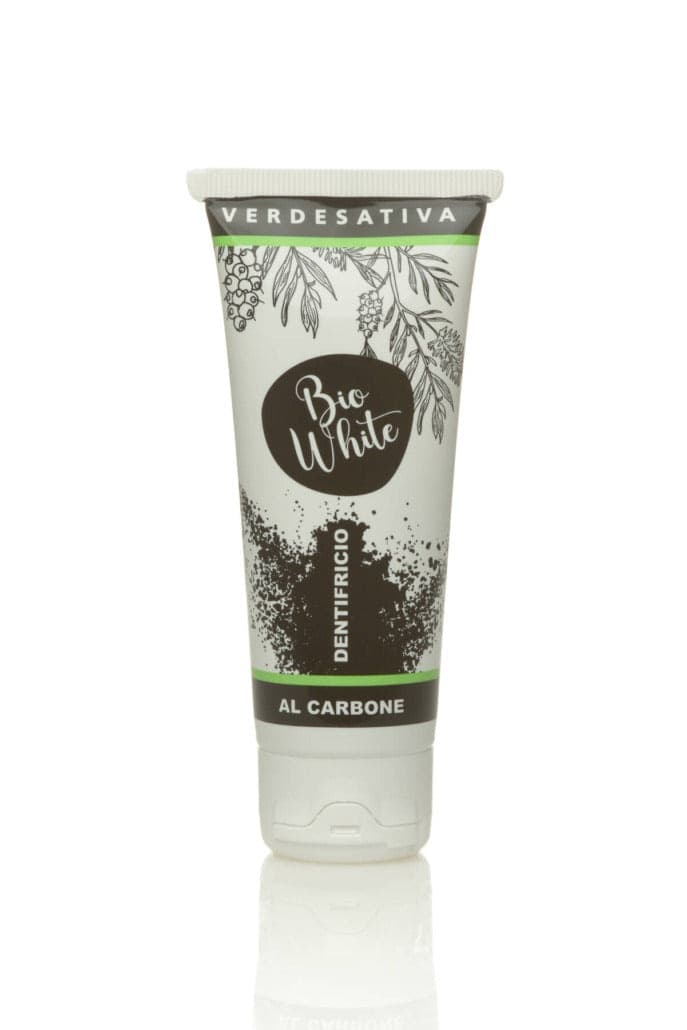 D003 - Dentifricio al carbone attivo ml. 75 - Verdesativa