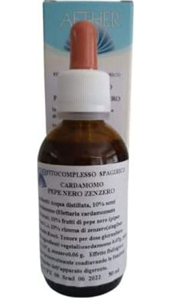Cardamomo Pepe Nero Zenzero Integratore alimentare a base di piante e derivati 50 ml - Aether