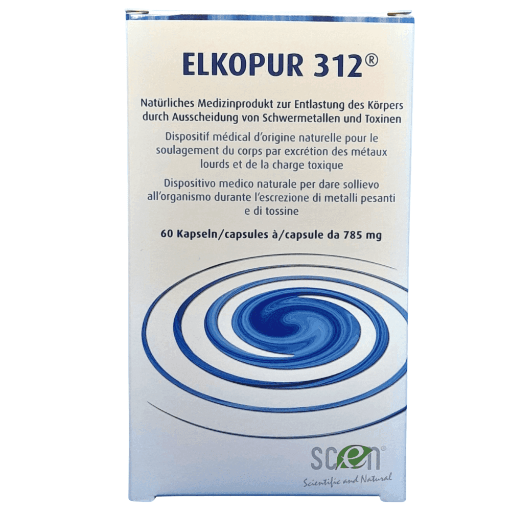 Elkopur 312 - Zeolite pura attivata - 60 capsule - 2