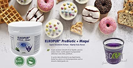 Elkopur PreBiotic + Maqui - integratore alimentare di Inulina polvere da cicoria con Maqui estratto, 220 grammi - 5