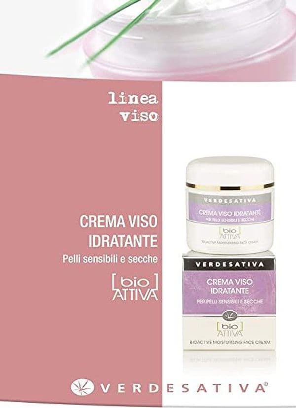 Crema viso Bioattiva Idratante - per pelli secche e sensibili - Verdesativa - 2