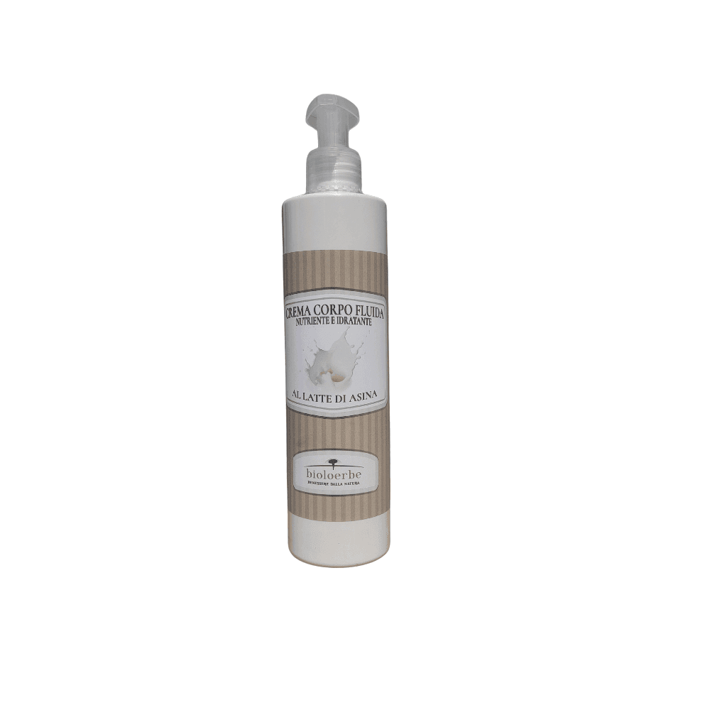 Crema corpo emulsione fluida al Latte d’ Asina 300 ml - Bioloerbe - 4