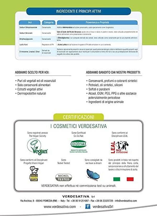 Crema viso Bioattiva PELLI GIOVANI (prevenzione prime rughe) - Verdesativa - 5