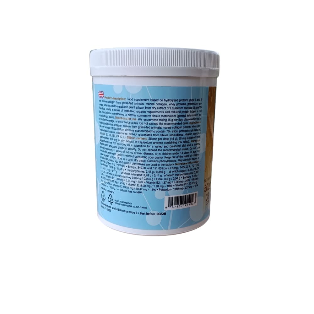 Scen Collagene Provit Silicio+ Whey - Collagene idrolizzato tipo I e II ad altissima concentrazione formula avanzata per il supporto del tessuto connettivo - 3