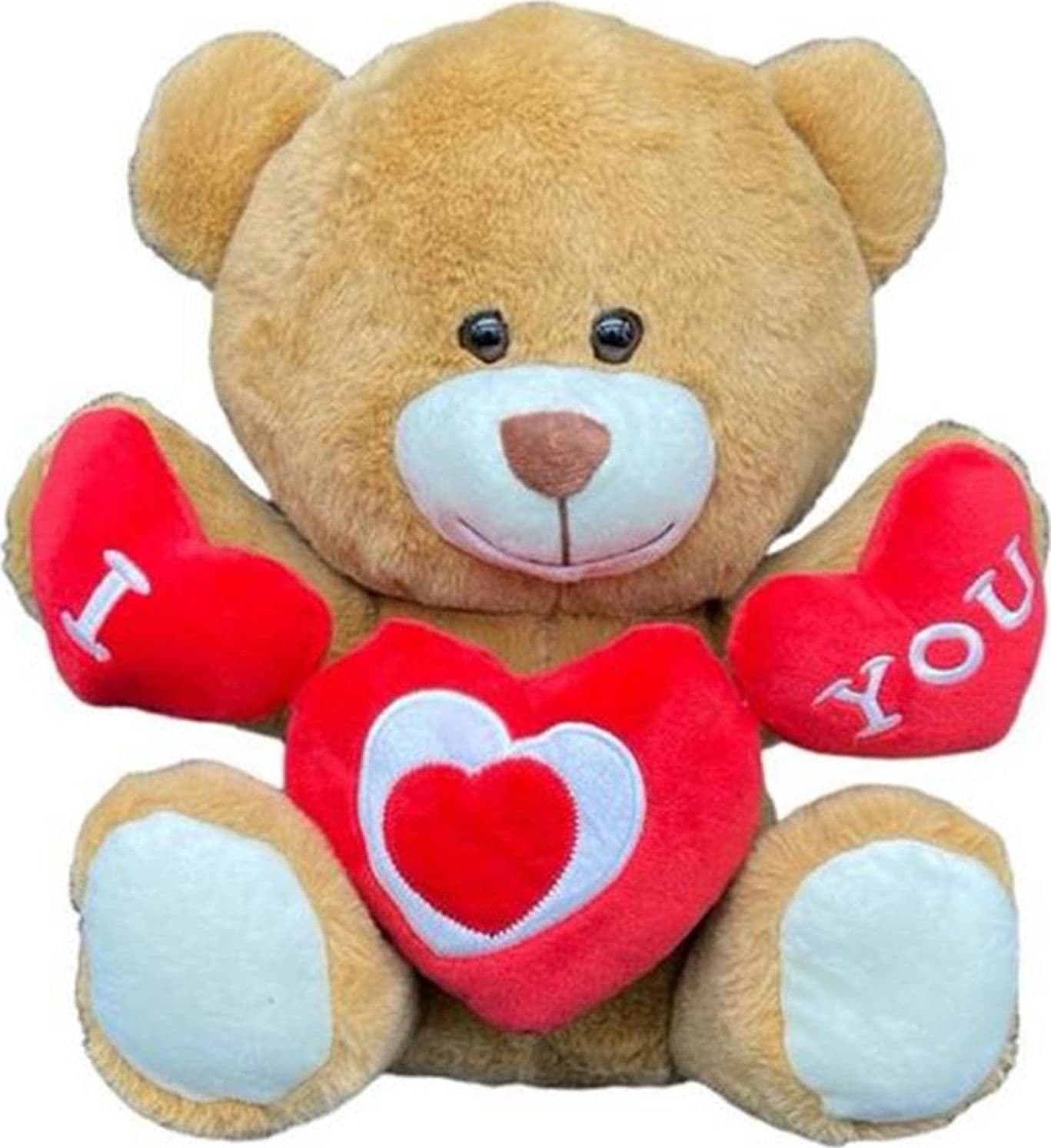 Peluche con cuori 55 cm Ti amo