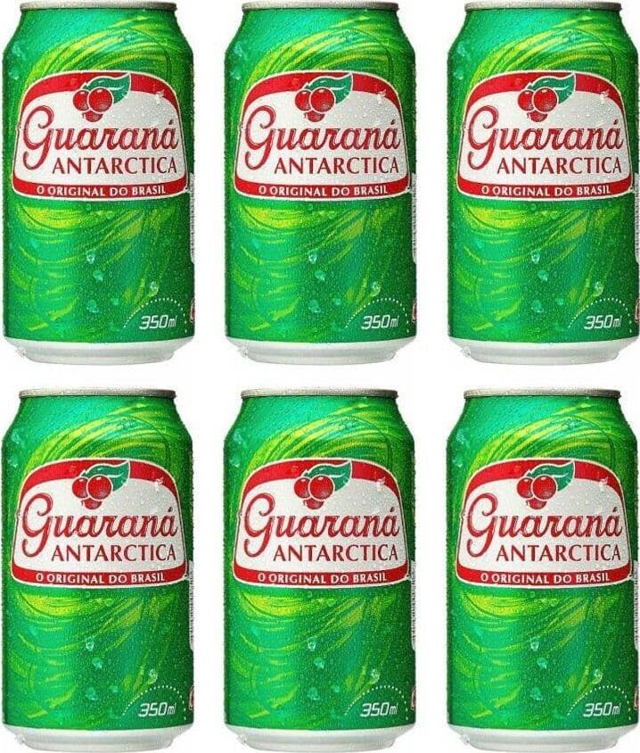 GUARANA ANTARCTICA O ORIGINAL DO BRASIL LATTINA 330 ml X 6PZ PAESE DI ORIGNE BRAZILIAN