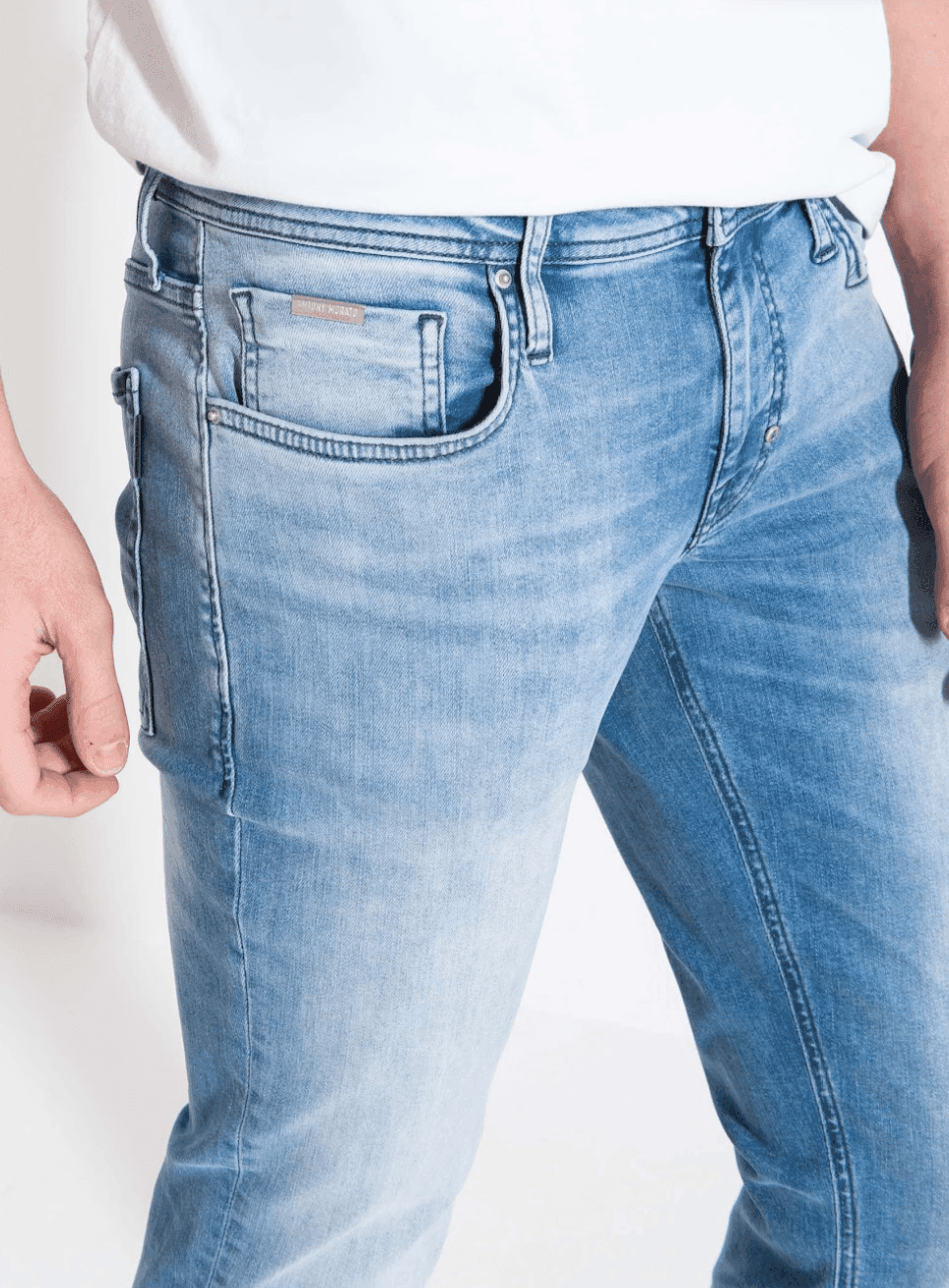 Jeans ozzy tapered fit in mid - 4