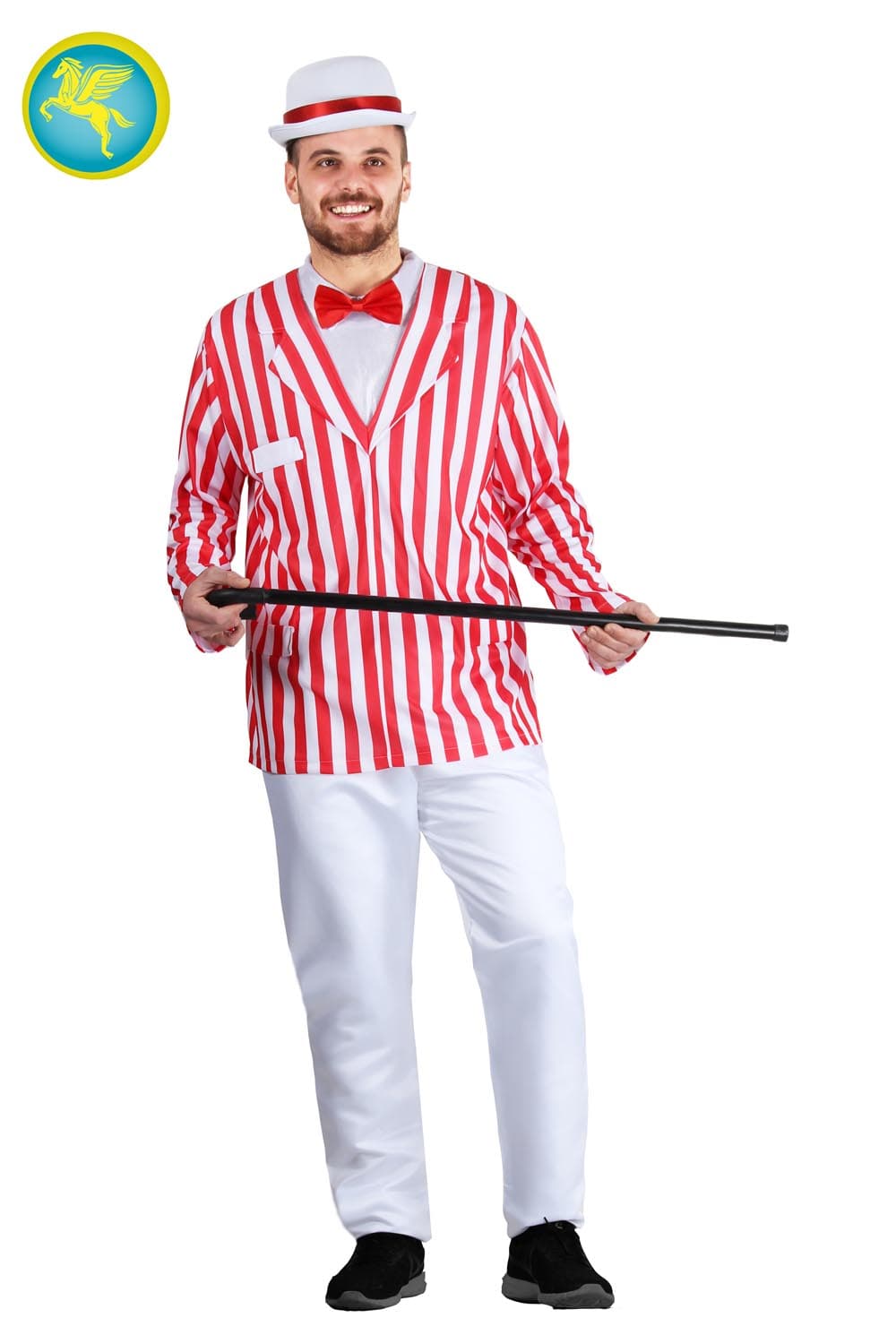 COSTUME CARNEVALE  MISTER ALBERT ADULTO DALLA TAGLIA M A XXL - PEGASUS 8542-A-1 - 2