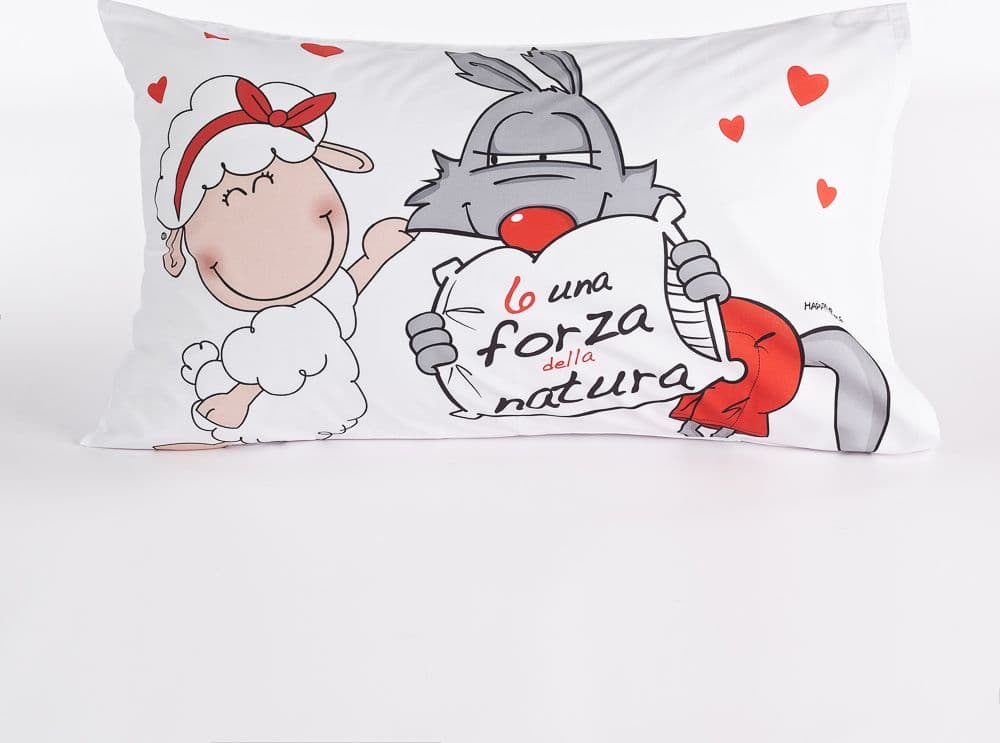 Fantafedera  forza della natura happy people 100% cotone - maè – letto