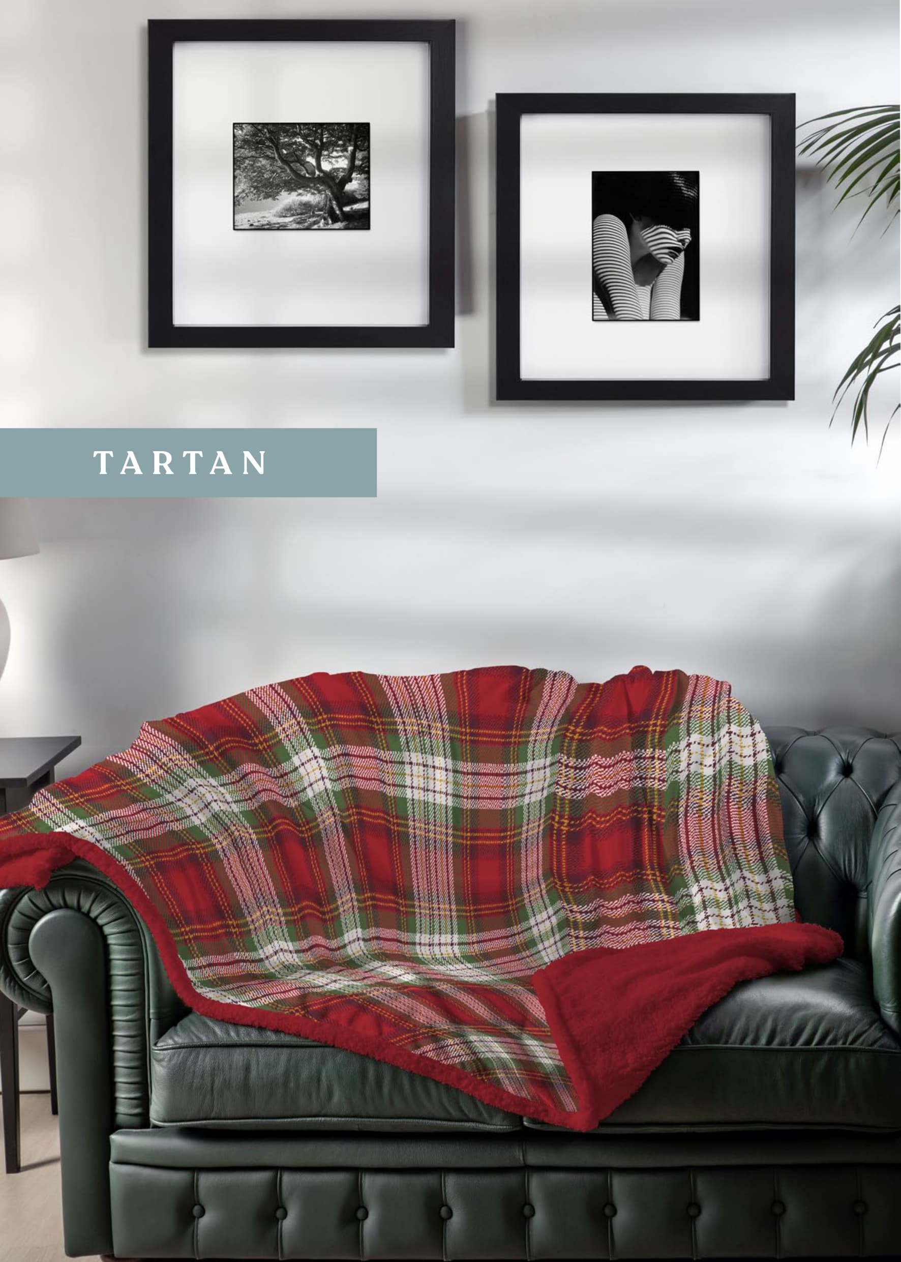 Coperta plaid acca24 tartan in morbido pile + retro in sherpa - 4