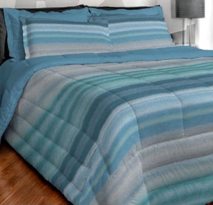 Trapunta invernale platinum cairo in microfibra stampa digitale – acca24 – Matrimoniale, Azzurro – Acca 24 – letto