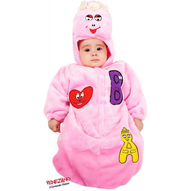 Costume carnevale saccottino barbolina 0-3 mesi - veneziano 3641 - 3