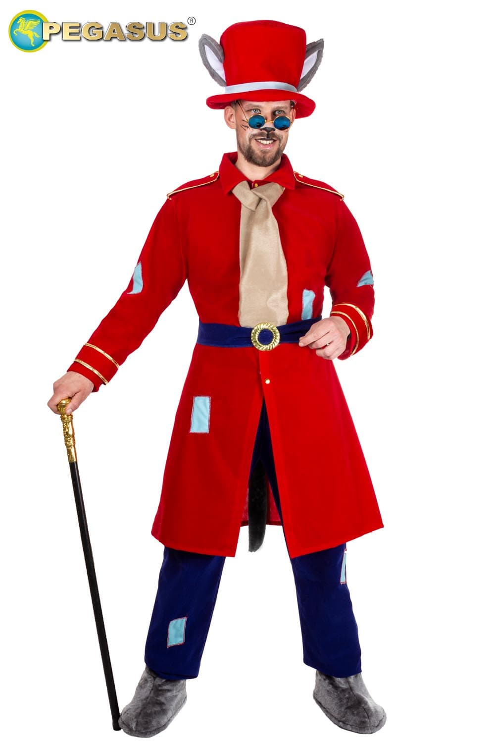 COSTUME CARNEVALE  GATTO DI PINOCCHIO ADULTO DALLA M ALLA XL - PEGASUS 0659-A-1 - 2
