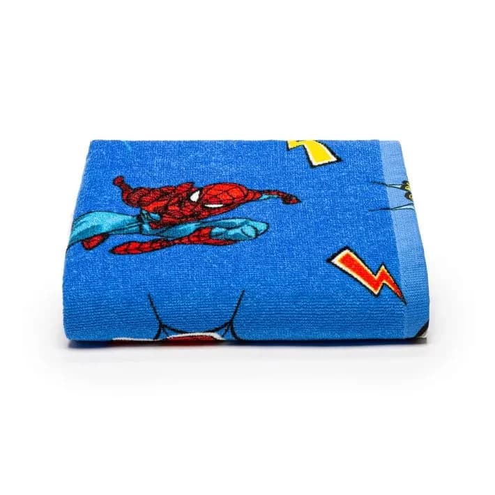 Asciugamano da bagno  in spugna di cotone spiderman power - caleffi - 3
