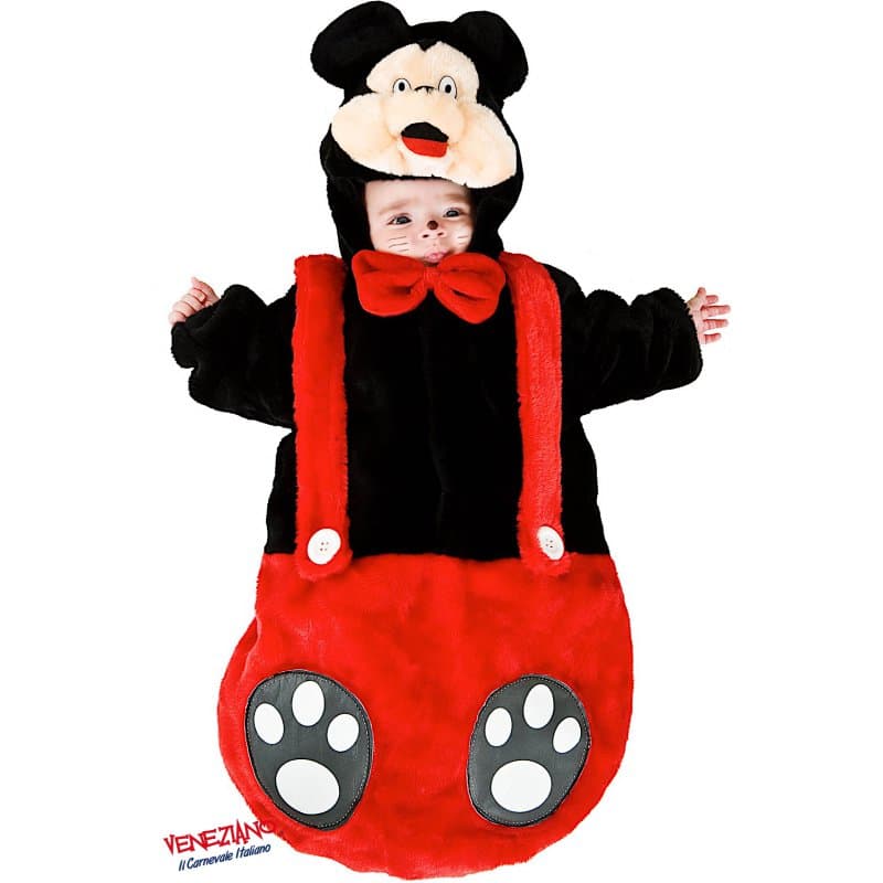 Costume carnevale saccottino topino 0-3 mesi - veneziano 88378 - 3