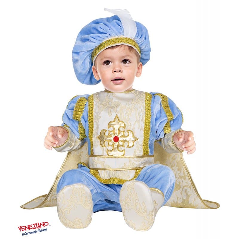 Costume carnevale principino lusso da 3 a 24 mesi - veneziano 54183 - 3