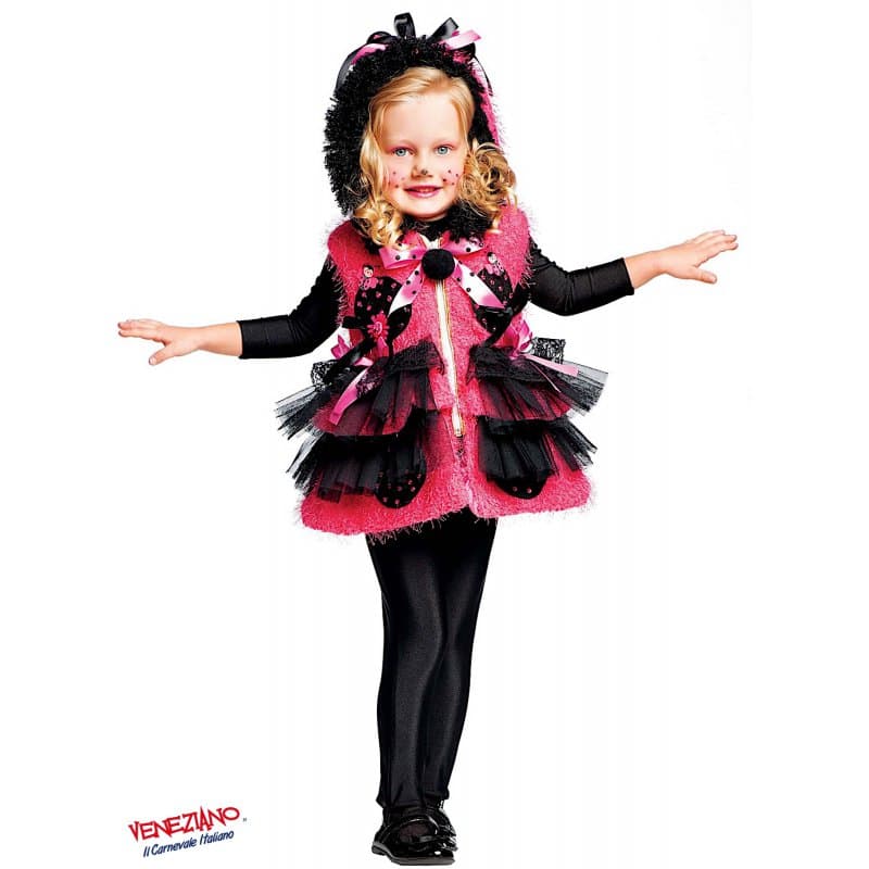 Costume carnevale miss coccinella da 0 a 3 anni - veneziano 50607 - 3