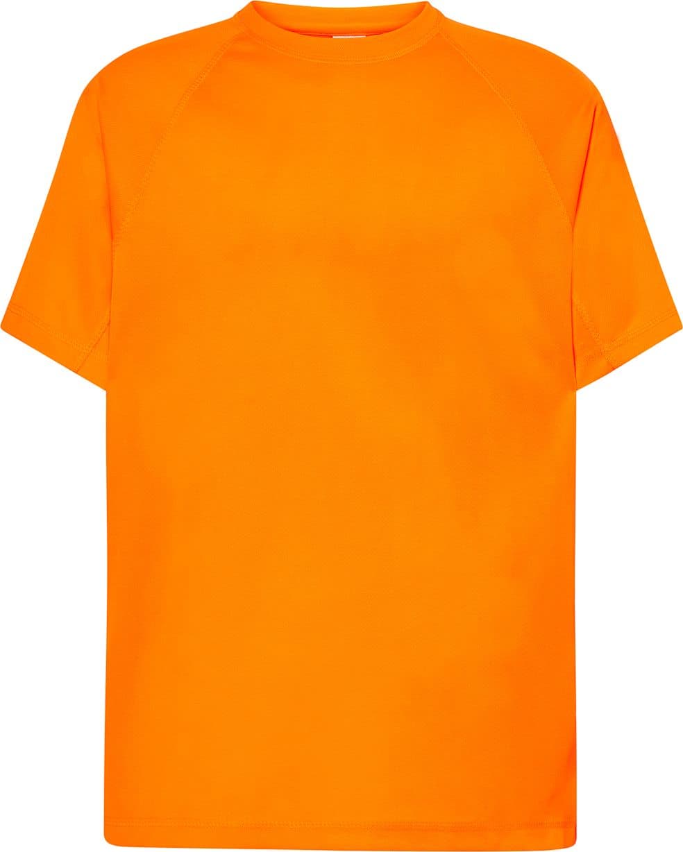 Maglia mezza manica uomo sport man - SPORTMAN – arancio fluo – Jhk – arancione