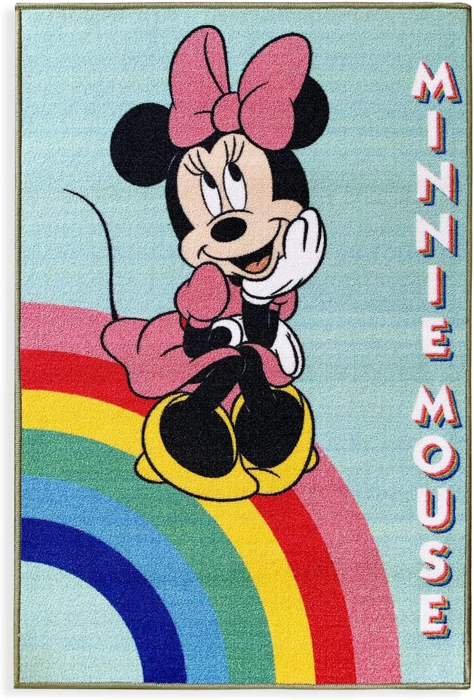 Tappeto Cameretta Antiscivolo Minnie mouse  Disney 80×120 - 3