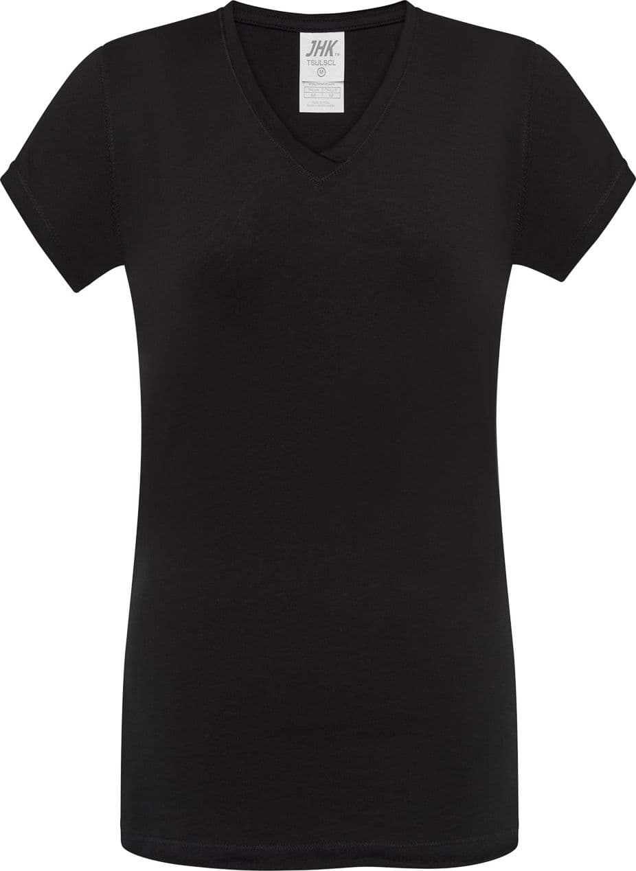 Maglia mezza manica donna 100% cotone - TSULSCL – Nero – Jhk – abito