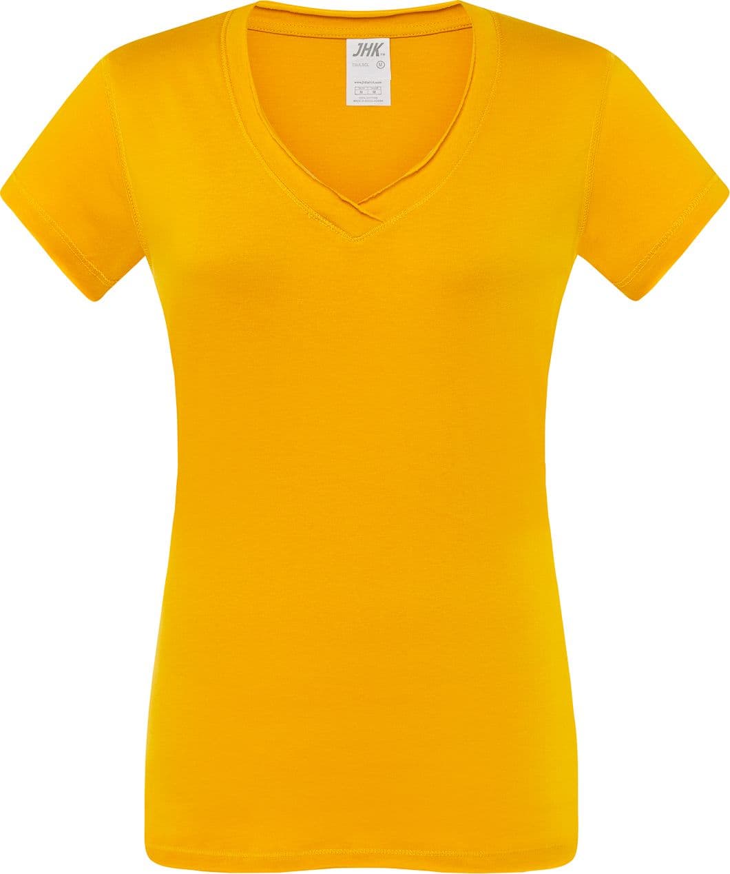 Maglia mezza manica donna 100% cotone - TSULSCL – mustard – Jhk – giallo