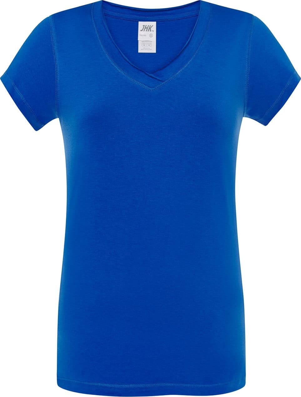 Maglia mezza manica donna 100% cotone - TSULSCL – Royal Blue – Jhk – blu