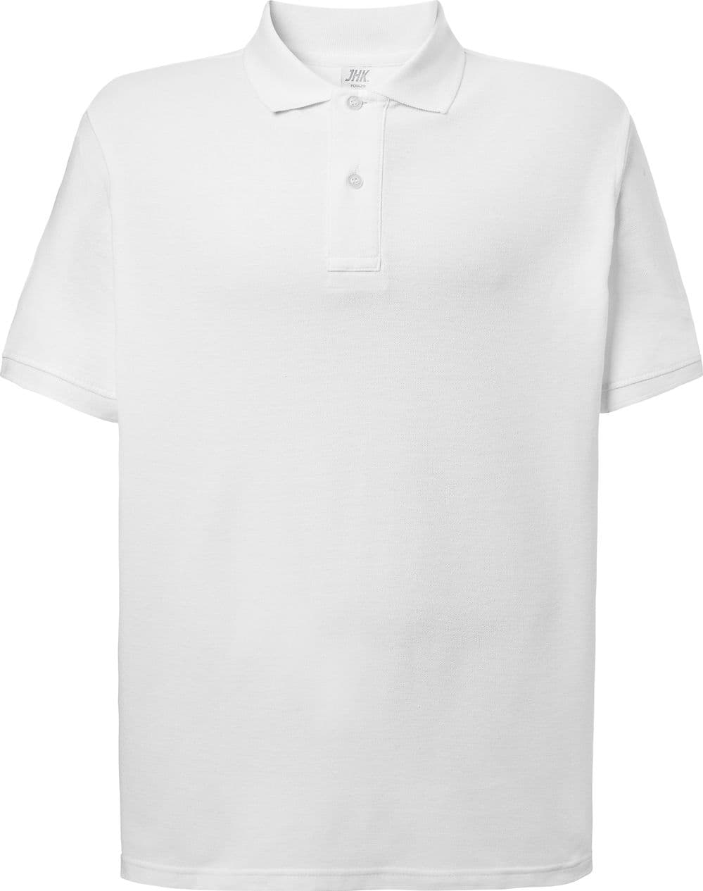 Polo mezza manica uomo 100% cotone calibrato – PORA210 – Bianco – Jhk – maglia
