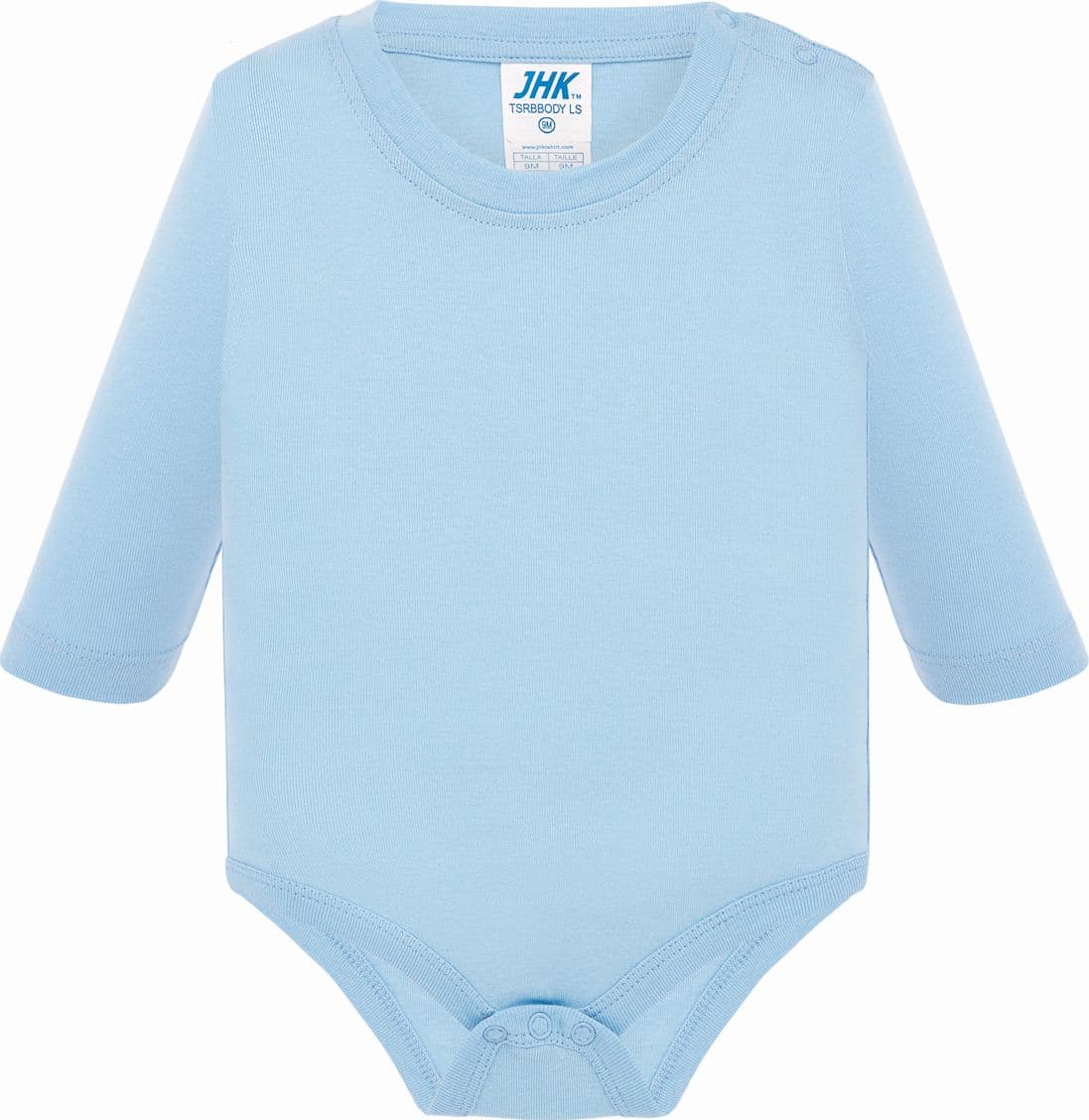 Body baby manica lunga 100% cotone - TSRBBODYLS – Sky, 18 mesi – Jhk – maglia