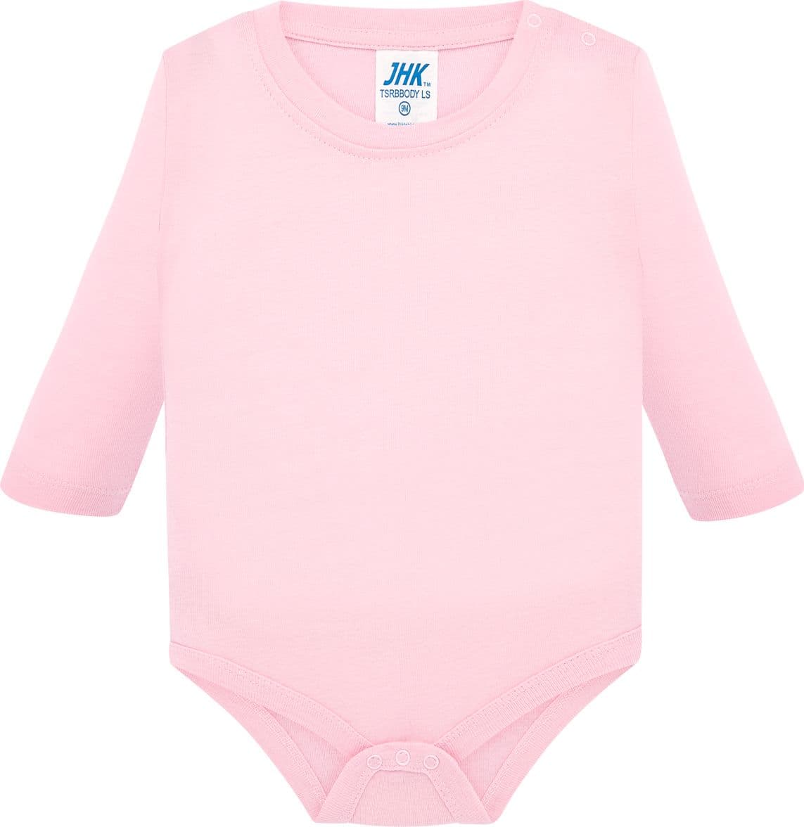Body baby manica lunga 100% cotone - TSRBBODYLS – Pink, 12 mesi – Jhk – rosa