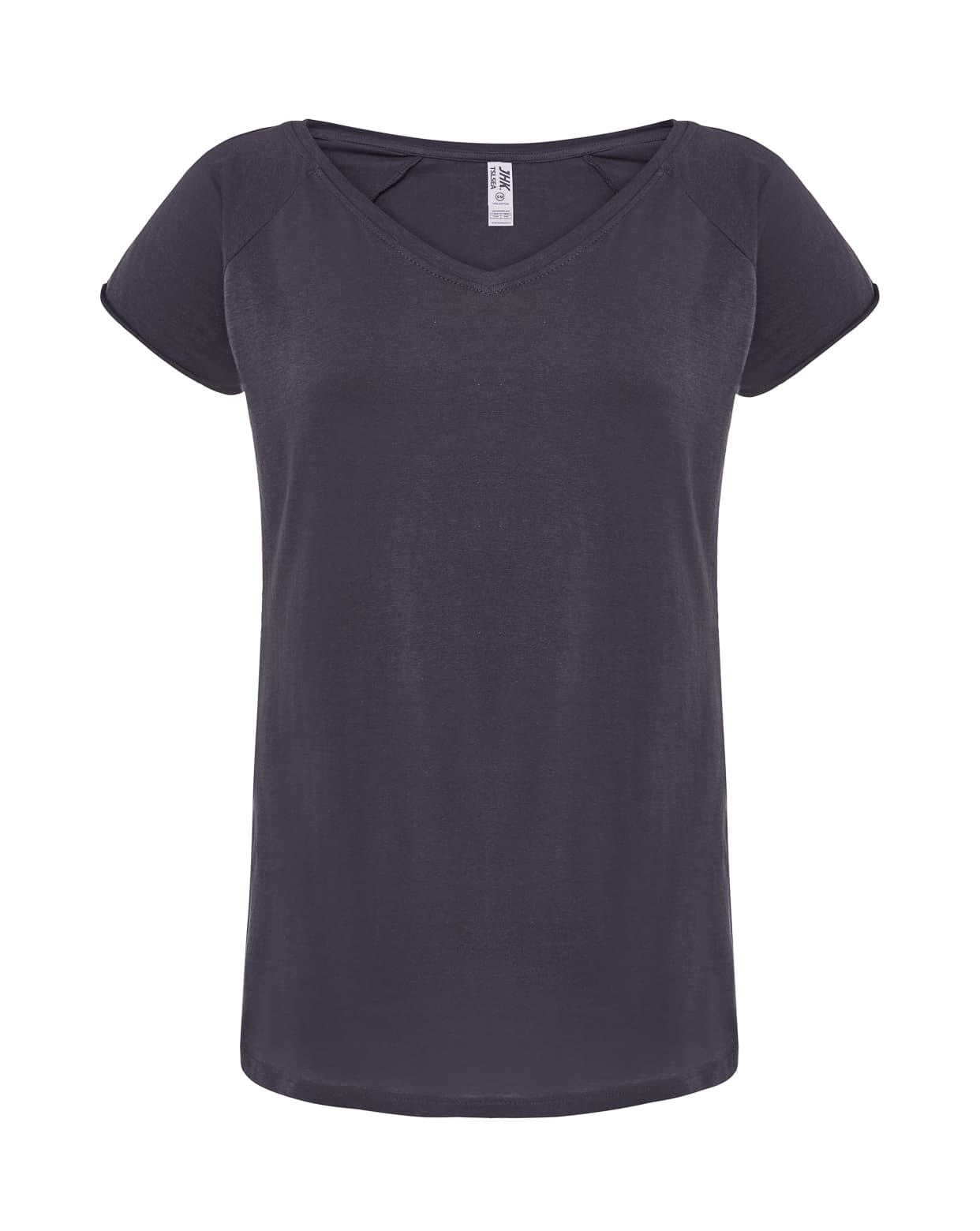 Maglia mezza manica donna scollo V 100% cotone - TSLSEA - 7