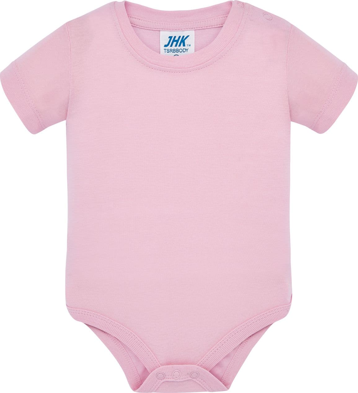 Body baby unisex mezza manica 100% cotone - TSRBBODY – Pink, 12 mesi – Jhk – rosa