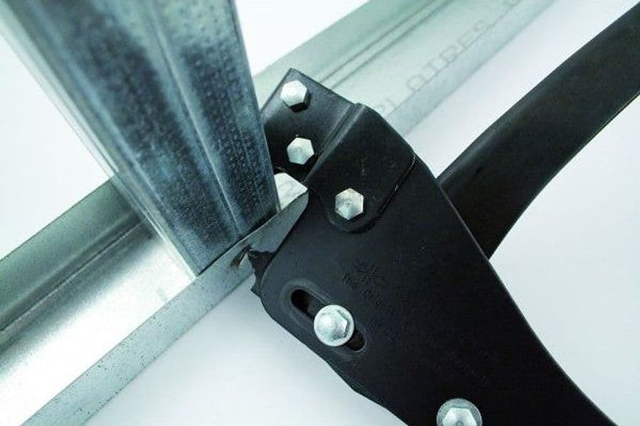 Pinza punzonatrice EDMA per alluminio profili cartongesso professionale - 5
