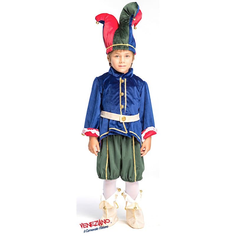 Costume carnevale giullare 0-3 anni - veneziano 54129 - 3