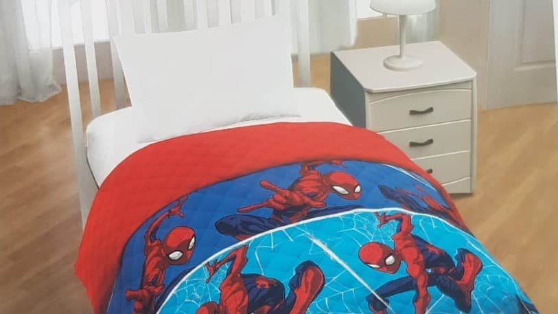 Copriletto trapuntino estivo disney spider-man singolo - 2