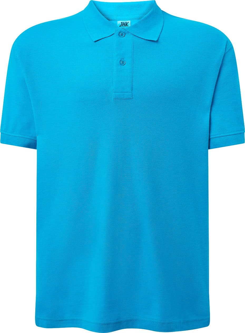 Polo mezza manica uomo 100% cotone - PORA210 – Turchese – Jhk – maglia