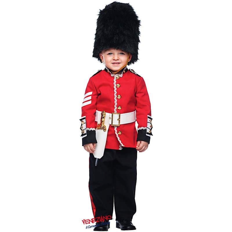 Costume carnevale guardia inglese 0-3 anni - veneziano 50702 - 3