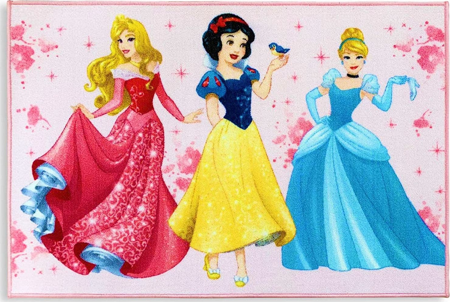 Tappeto Cameretta Antiscivolo Le Principesse Disney 80x120 Cm Var. 1 – abito