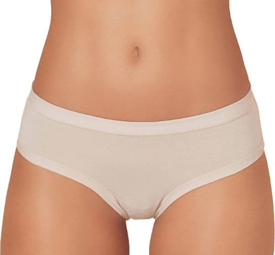 Slip Jadea Mod. 509 Vita Regolare Cotone Elasticizzato Bianco/Nero/Nudo - 5