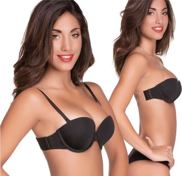 Reggiseno Love And Bra Jolly Multifunzione A Fascia In Microfibra In Coppa B – Nero, 5B – Love & Bra – maglia