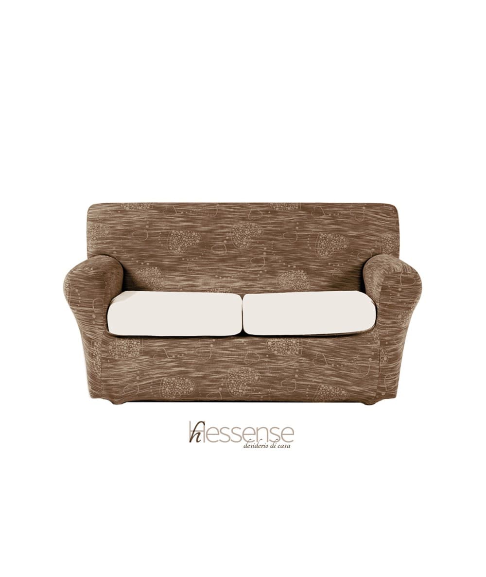 Copridivano Elasticizzato Brio Hessense Cuori - 32