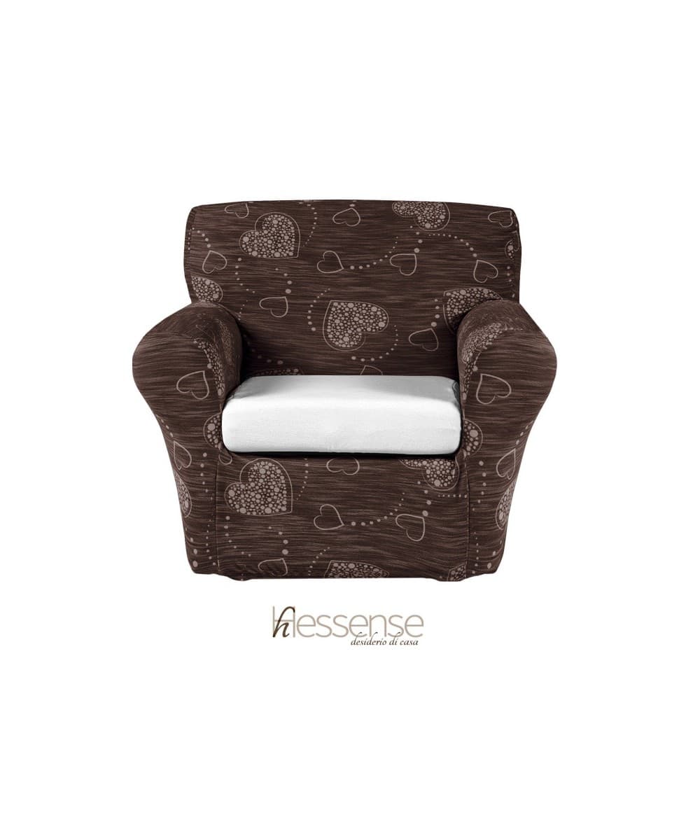 Copripoltrona Elasticizzato Brio Hessense Cuori - 22