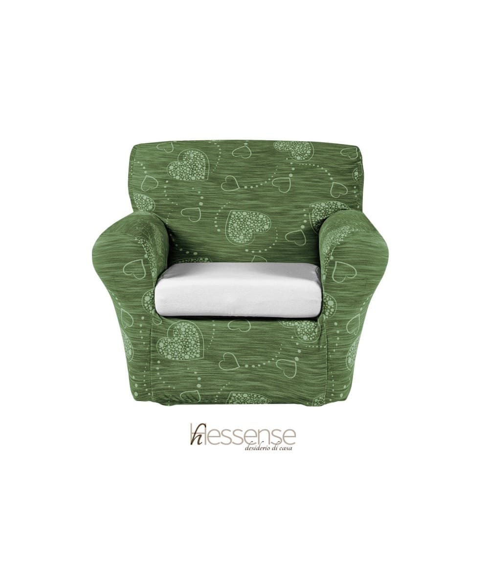 Copripoltrona Elasticizzato Brio Hessense Cuori - 20