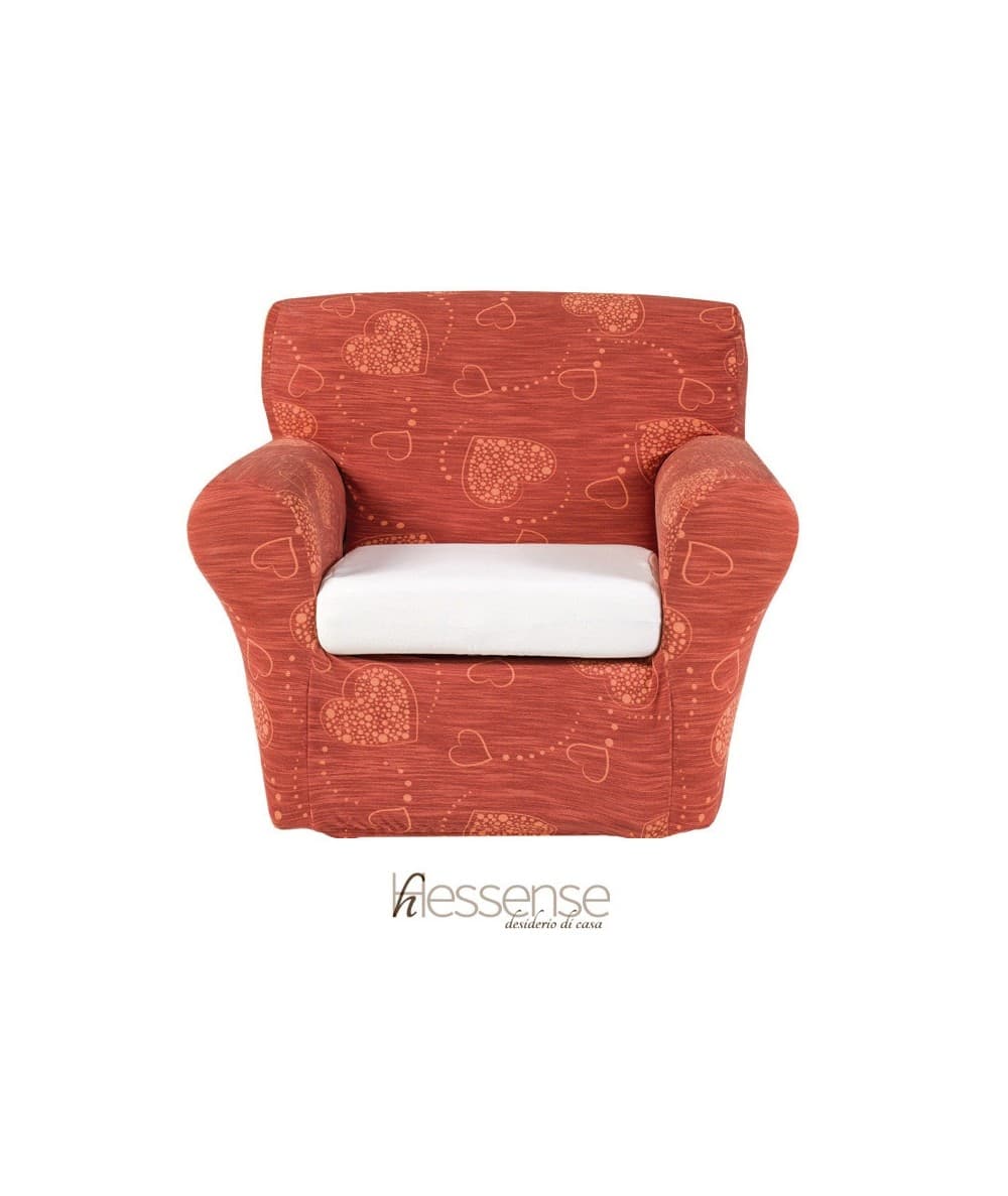Copripoltrona Elasticizzato Brio Hessense Cuori - 14