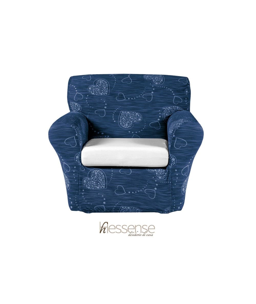 Copripoltrona Elasticizzato Brio Hessense Cuori - 21