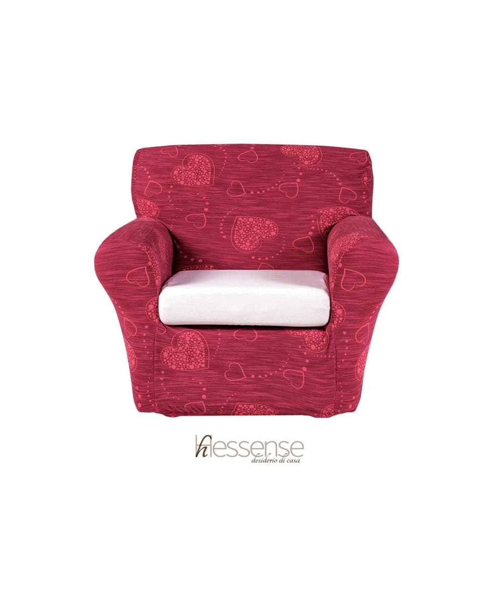 Copripoltrona Elasticizzato Brio Hessense Cuori - 24