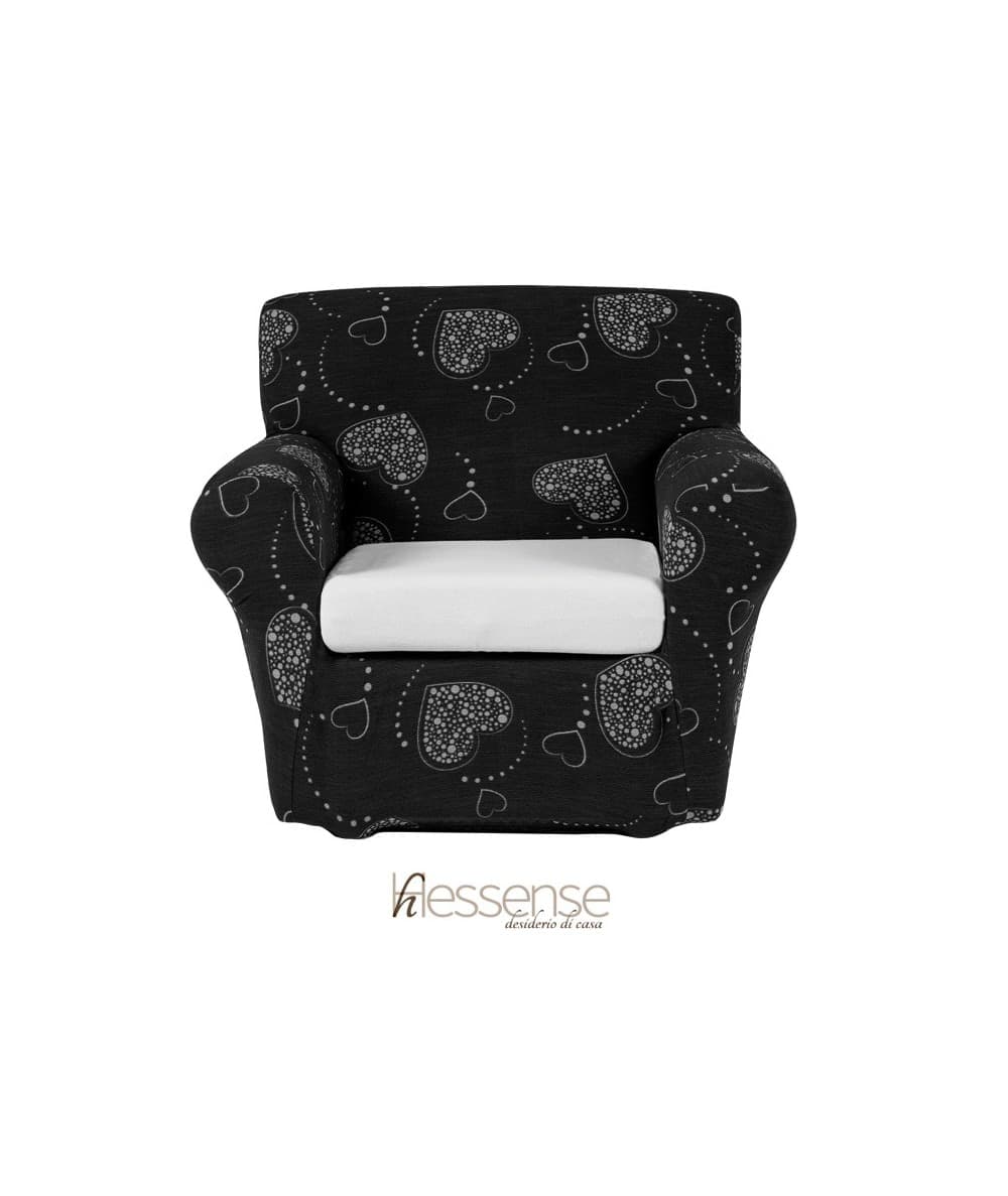 Copripoltrona Elasticizzato Brio Hessense Cuori - 23